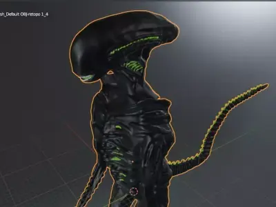 ALIEN XENOMORPH 3D model