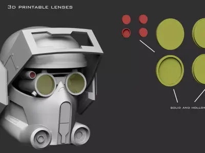 Tech helmet from Bad Batch 3D print model