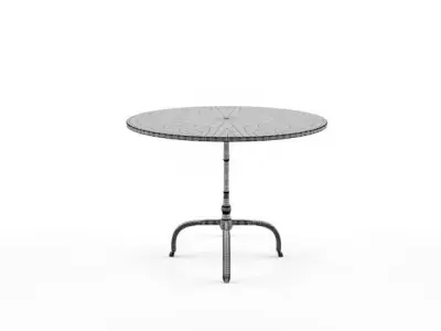 Williams Sonoma La Coupole Round Iron Bistro 3D model