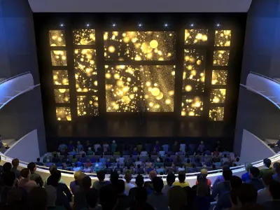  Theater Hall With Audience 