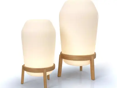 Loon Floor Lamp by Dedon 3D model