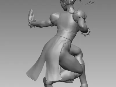 Chun Li Street Fighter  3D print model