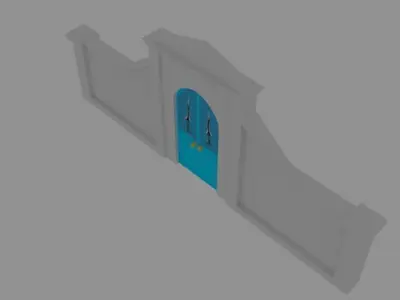 Wall Gate 3D model