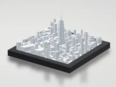 EMPIRE STATE BUILDING - NEW YORK CITY 3D print model