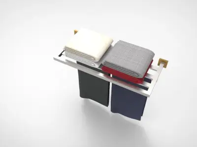 Towel Rack 4 3D model