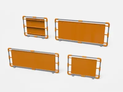 sci-fi Railing 2 3D model