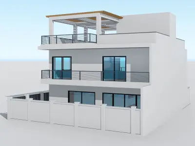 Two Story House 3 3D model
