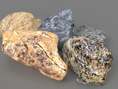 Stone Pack 3D model purchase
