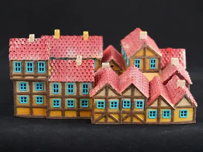 Medieval House 5 3D print model
