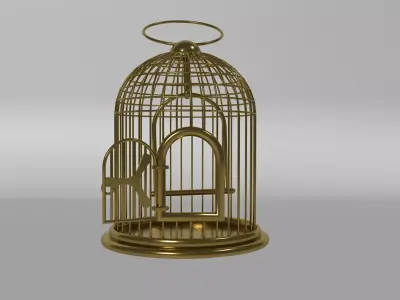 Bird Cage -01 3D model