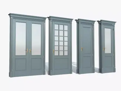Doors interior 02 3D model