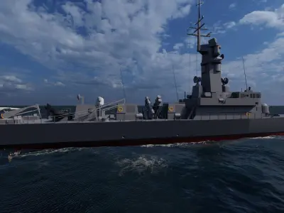 Victory Class Corvette 3D model