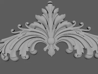 Decor for furniture 3D model 46