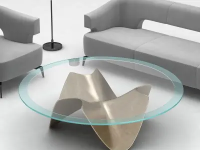 Holly Hunt furniture set 3D model