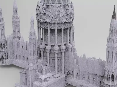 Baroque Fantasy London bridges extended 3D model