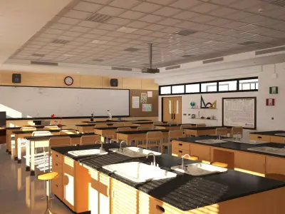 Laboratory Classroom 3D model