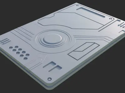 Printable Time Travel Card Case - Alice 3D print model