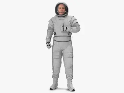 Astronaut Spacesuit Generic Rigged for Maya 3D model