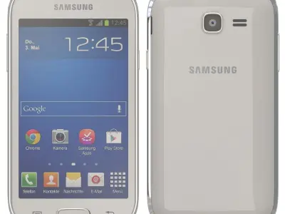 Samsung Galaxy fresh s7390 White 3D model