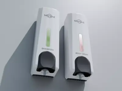 Modern Wall Mounted Soap Dispenser 3D model