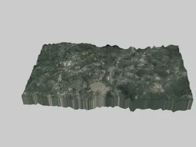 Alexandria City  Low-poly 3D model