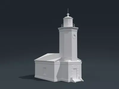 Forward Inkerman Lighthouse 3D model