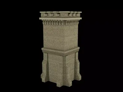 Castle Tower 3D model