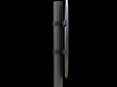 Compulsory ahead Low-poly 3D model