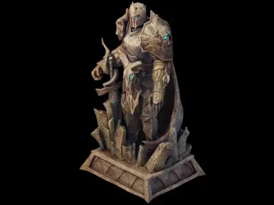 Evil Creator - Stone - Advanced Death Knight 03 3D model