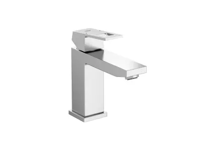 Eurocube Wall hung Basin 60 Set 3D model