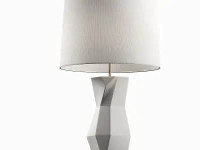 Longton table lamp by Vaughan 3D model