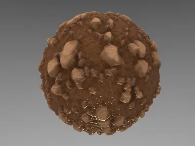 Dirt - Stylised PBR Texture - Material 3D model