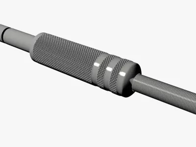 Plug Jack 14 633 Stereo 3D model