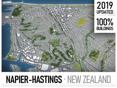 Napier - Hastings Low-poly 3D model