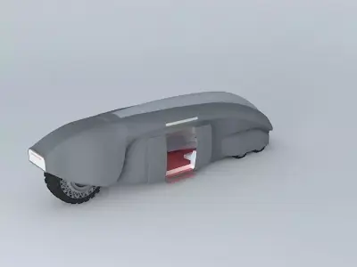 Argo A 800 VIP shuttle (without crowd) Free 3D model