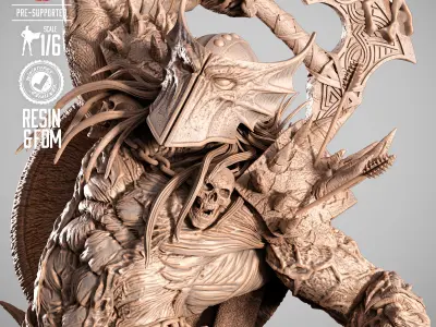 B3DSERK Dark Age Spawn Sculpture 3D print model