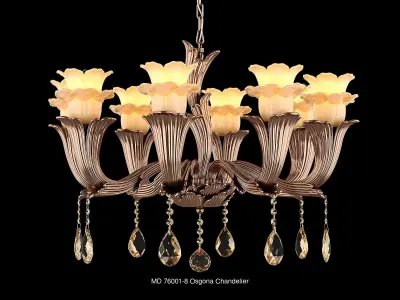 76001 Osgona Collection of Murano Glass Lamps 3D Model Pack
