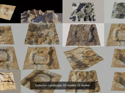 Collection Landscape 3D models 3D Model Pack