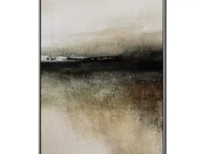 Abstract Painting Frame set 3D model 646