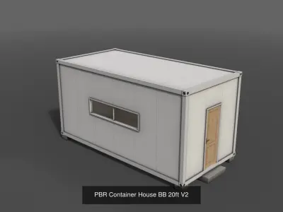 PBR Container House BB 3D Model Pack
