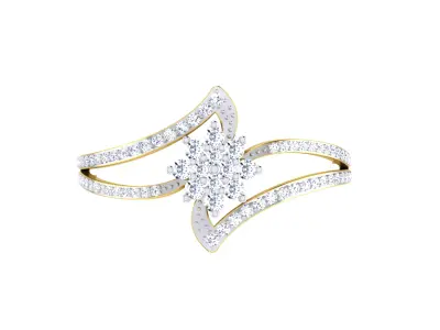 Women Ring Render 3dm STL OBJ FBX Details 3D print model purchase