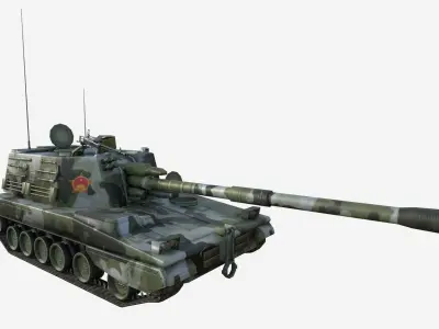 Tempered Hammer  PLZ-05 Free low-poly 3D model