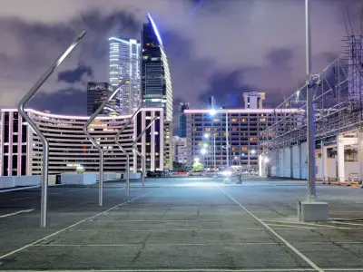 Modern Street Lamp 3D model purchase