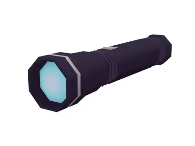 Flashlight - Hand Painted 3D model