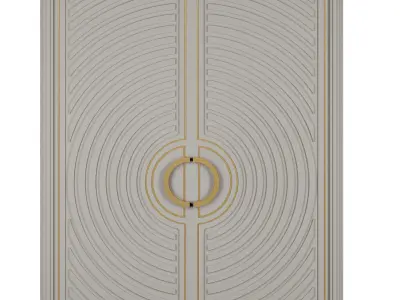 Entrance door set232 3D model