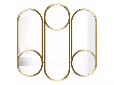 Mirror in a metal frame GZ-M1070 3D model