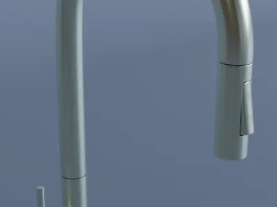 sink tap Low-poly 3D model