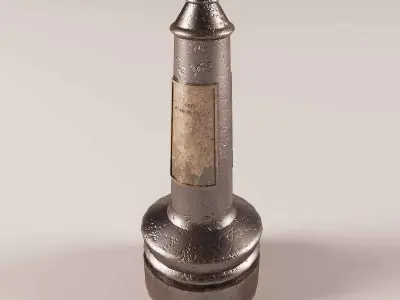 Street light in classic style 3D model