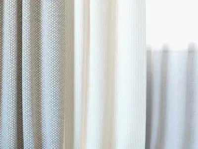 Curtains 102 Curtains with Tulle ROHI Opera 3D model