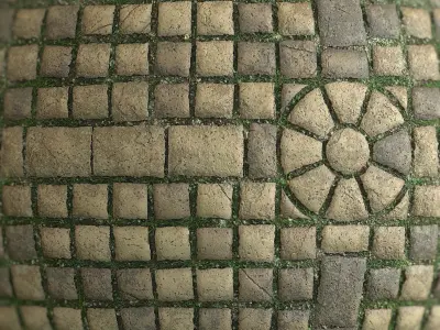 Old roat tile Texture
